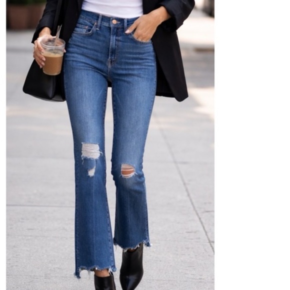 MOTHER Denim - Mother The Insider Crop Step Chew High Rise Jeans 25